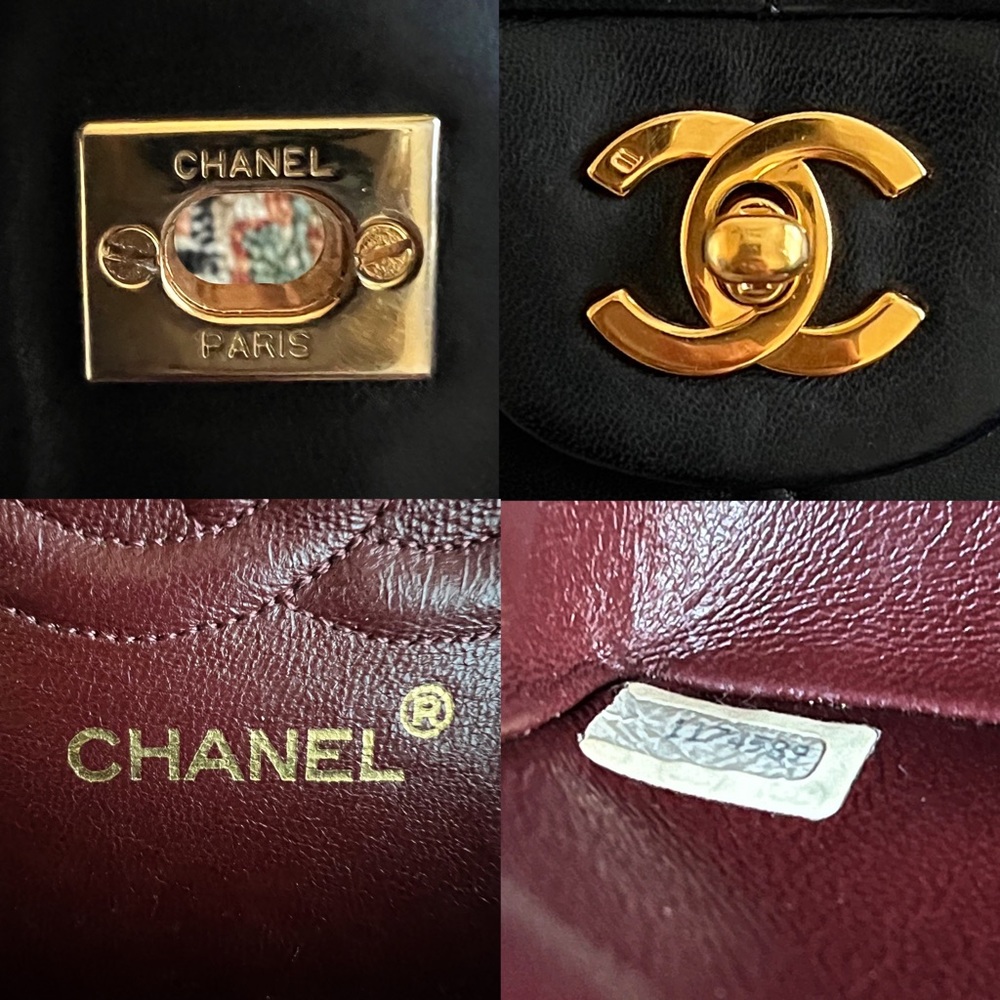 SOLD**Chanel Classic Vintage Medium Black Double Flap Bag - Picture 10 of 10